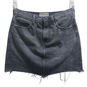 Everlane‎ -1936 The Denim Skirt in Off Black Mini Women's size 27